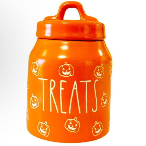 Rae Dunn Other - Rae Dunn Artisan Collection Fall Pumpkin Ceramic Treat Baby Canister Cookie Jar